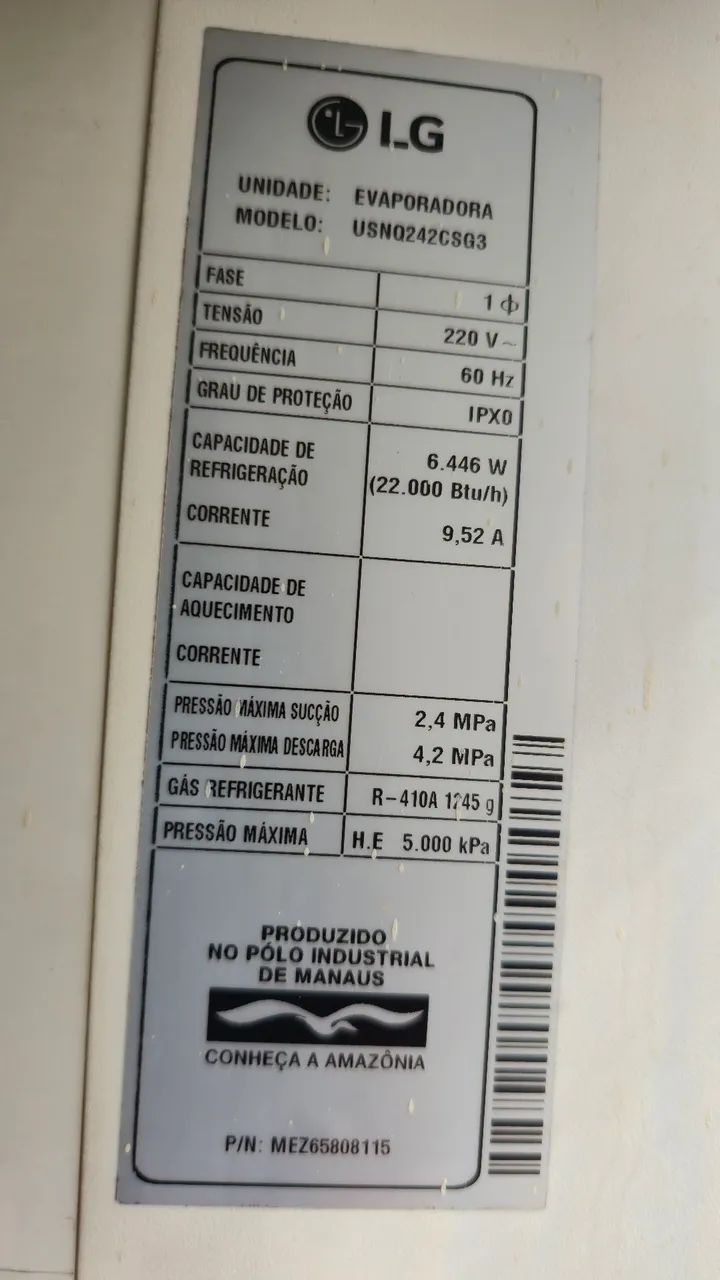 Ar condicionado 