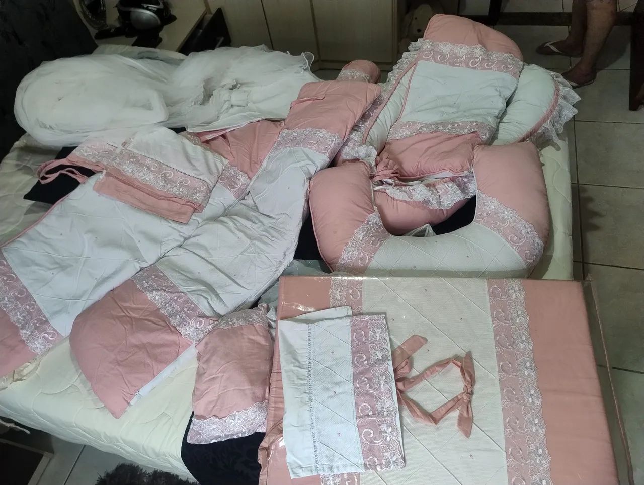 Kit completo para bebê em ótimo estado 