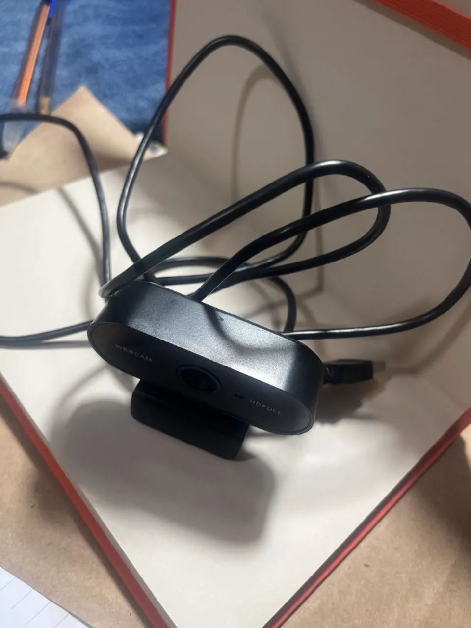 webcam full hd 1080p com microfone preta - Foto 2