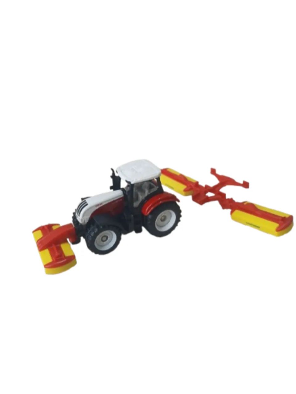 Miniatura Original SIKU - TRATOR COM REBOQUE 1672 - STEYR MIT POTTINGER 