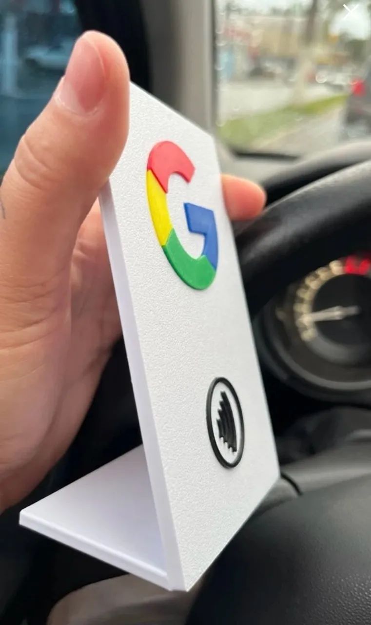 PLAQUINHA DE AVALIAÇÃO GOOGLE  - Foto 3