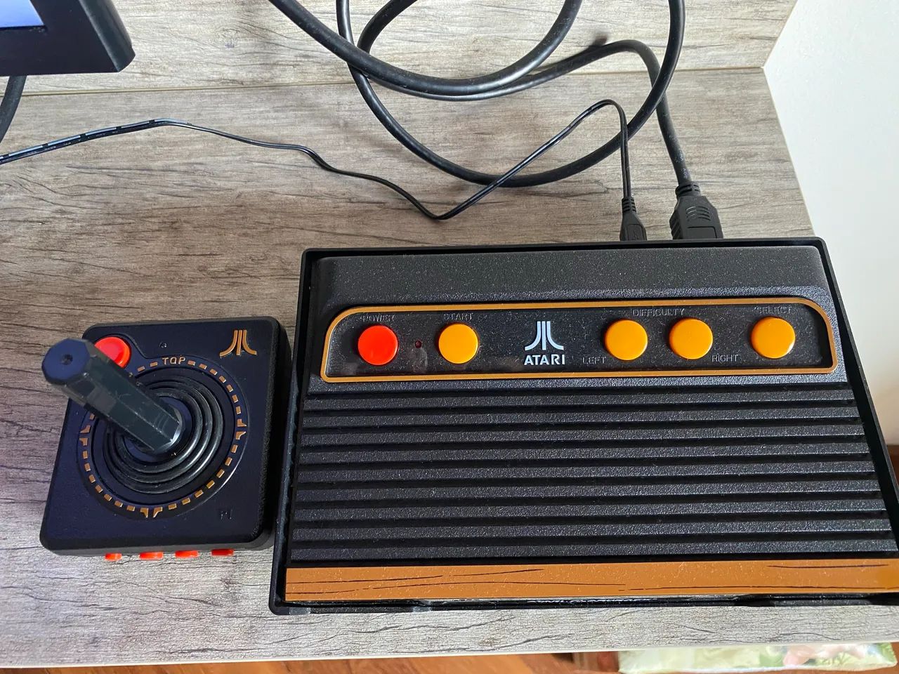 Console flashback ( Atari 9 gold ), com cartão de memória  - Foto 2