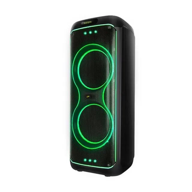 Caixa de Som Bluetooth Amp Get Evoke 2001 2000W RMS Led Rgb - WZetta