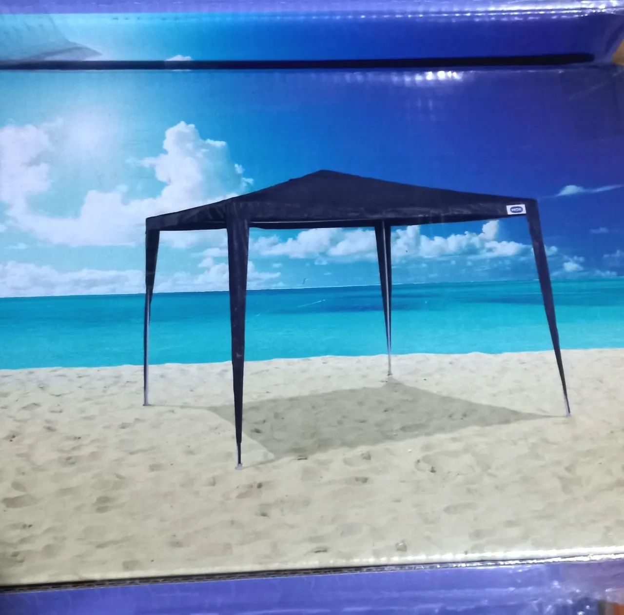 BARRACA GAZEBO RÁFIA MOR.