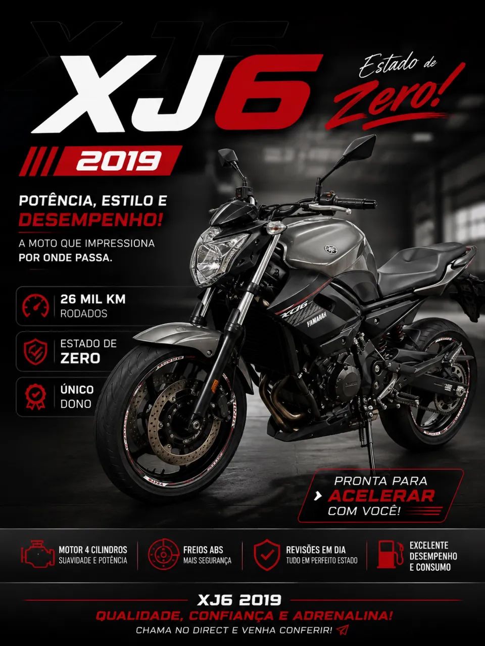 XJ6 estado de zero 