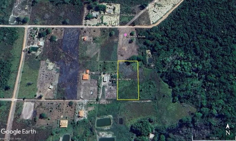 Terreno para Chácara.  Área: 2.500 m². R$ 30.000,00