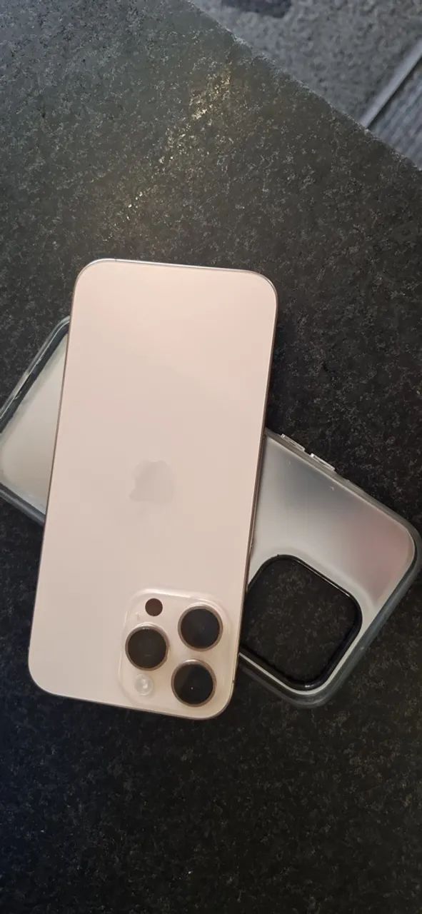 Vendo iPhone 16 Pro Max Titânio Deserto Impecável Sem Detalhes - Foto 4