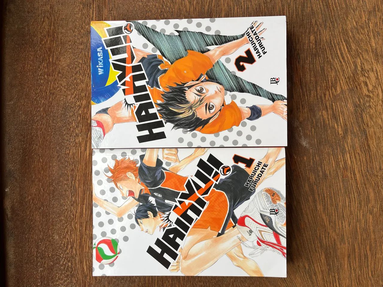 Mangás 1 e 2 de Haikyu!