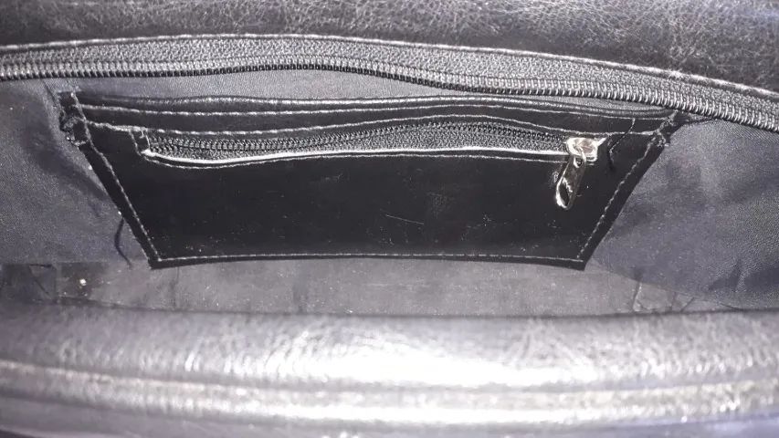 Bolsa feminina Astro cor preta usada mas conservada - Foto 6
