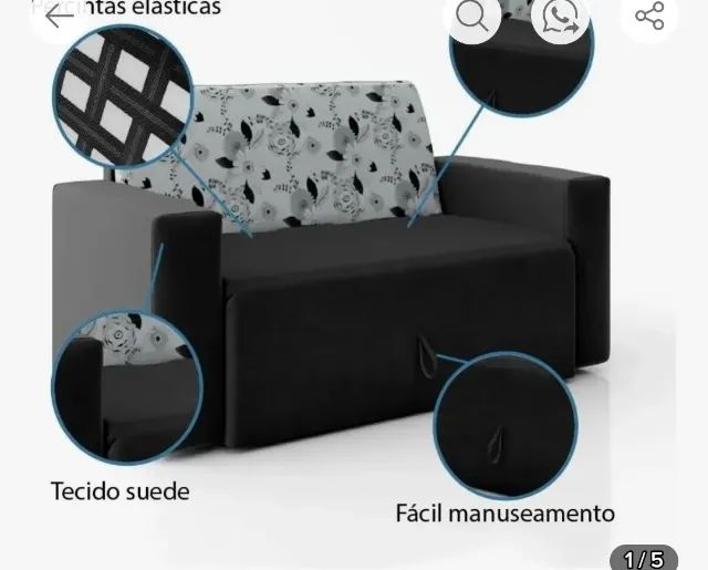 Vendo um sofá cama 