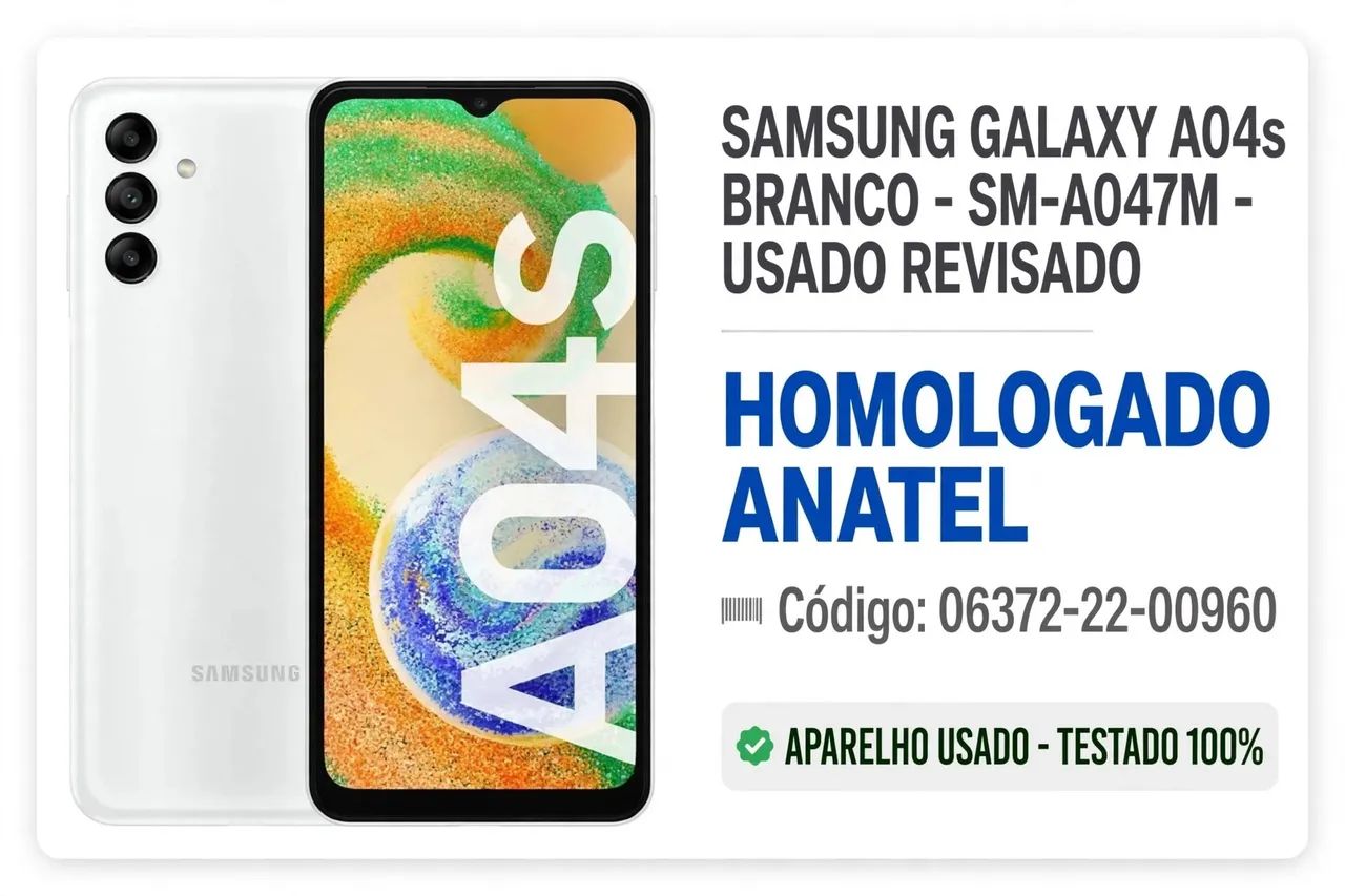 Samsung galaxy A04s 64GB  e 4 GB semi novo - Foto 3