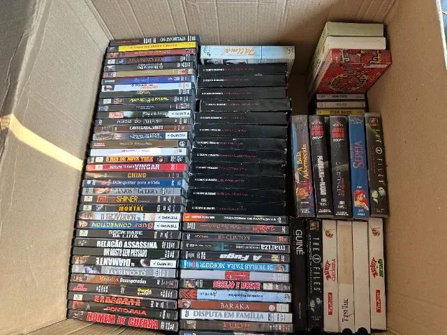 Lote de DVD`s / Fitas K7 e VHS