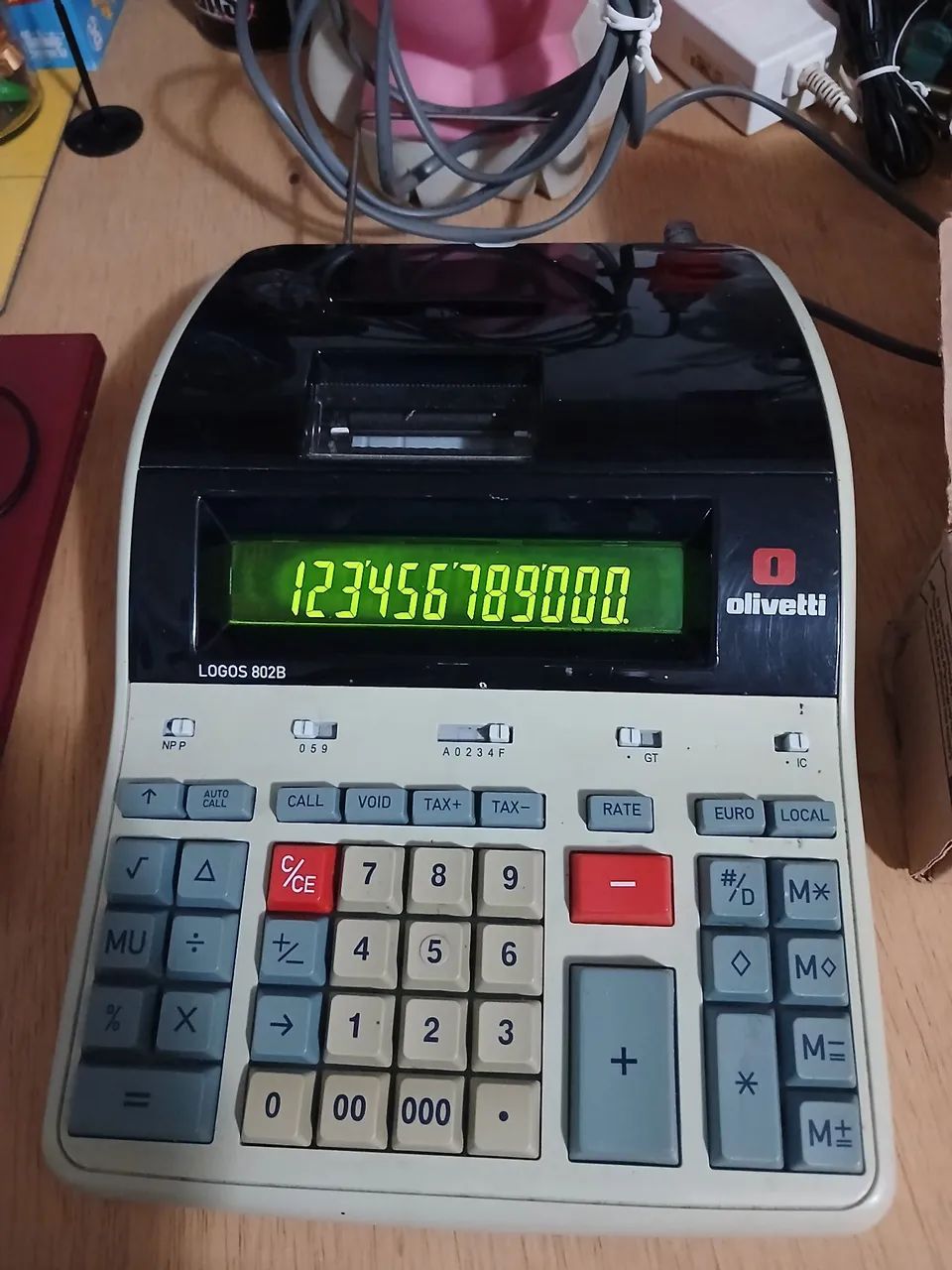 Calculadora Olivetti (antiga) + BRINDE - Foto 2