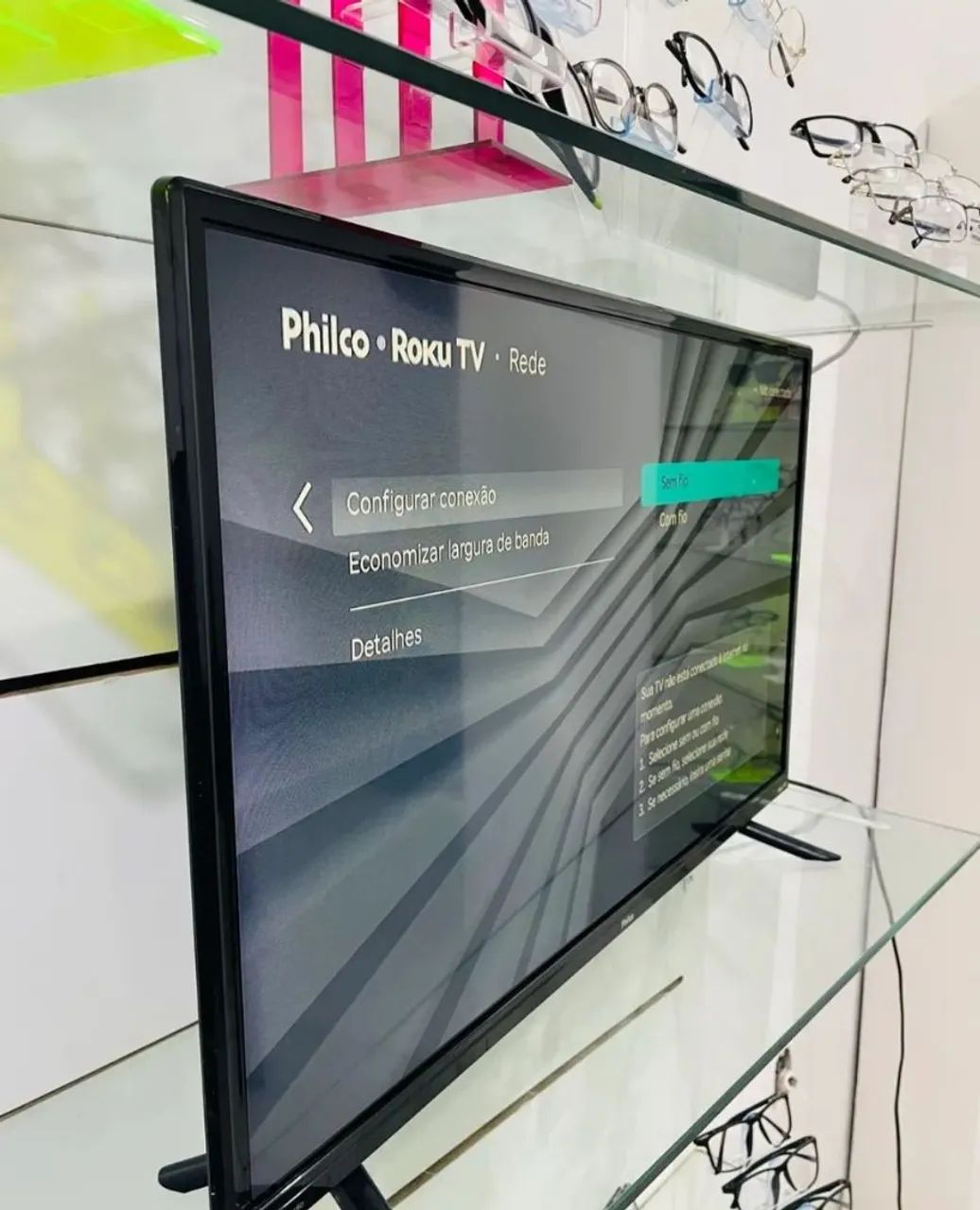 TV Philco Roku smart 32 polegadas muito nova imagem  - Foto 4
