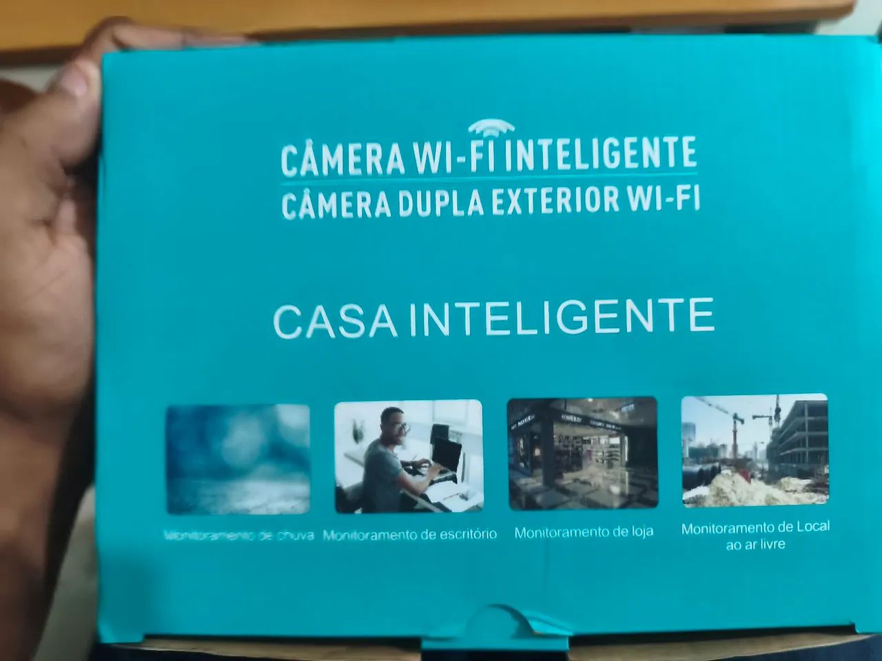 Câmera de segurança wi-fi dupla - Foto 2