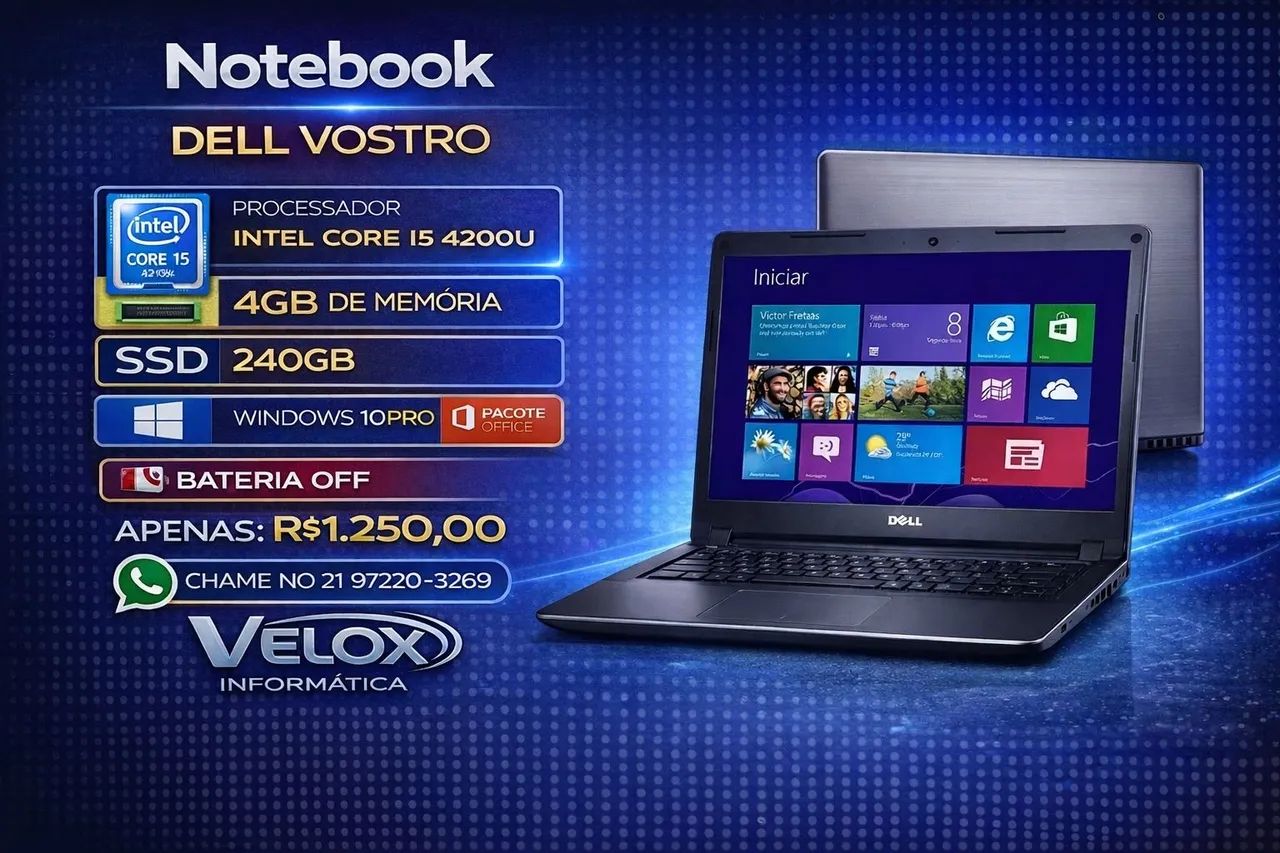 Notebook dell core i5 