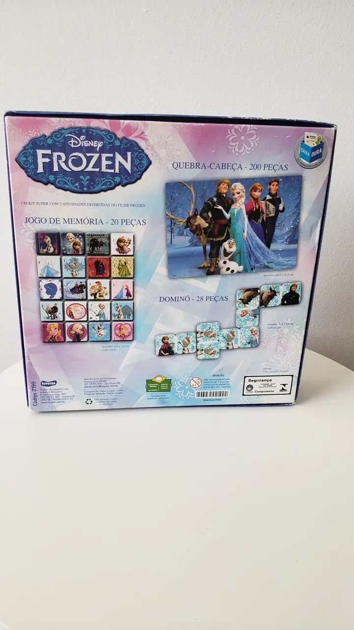 Quebra cabeça Disney Frozen - Super Kit - Foto 2