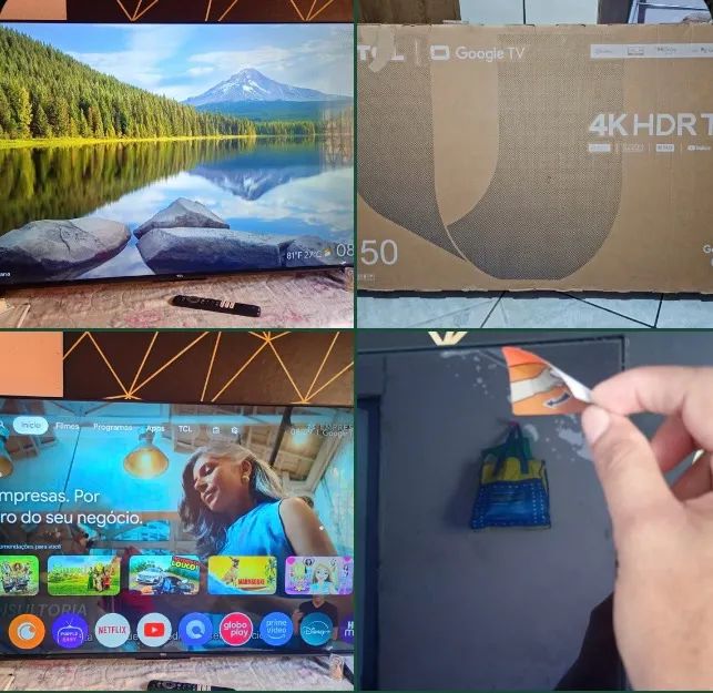 Vendo televisão 4k de 50 polegadas TCl - Foto 5