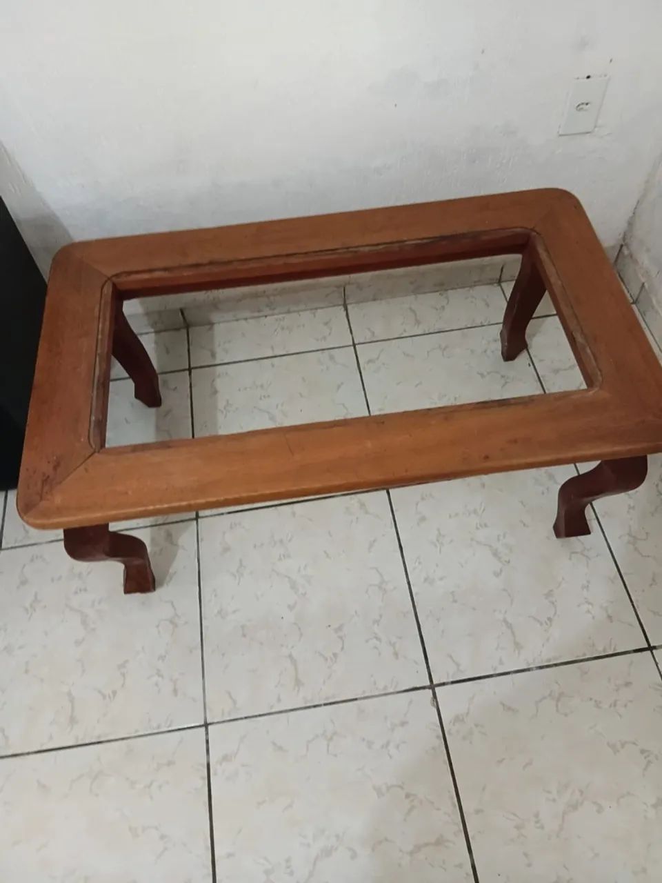 Mesa de centro de madeira 