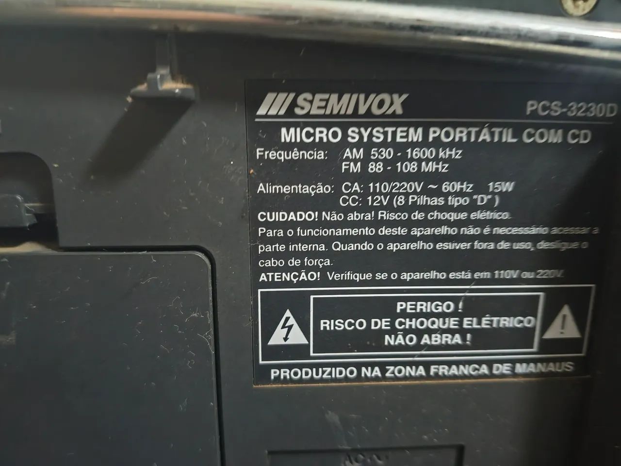 Rádio boombox Semivox  - Foto 2