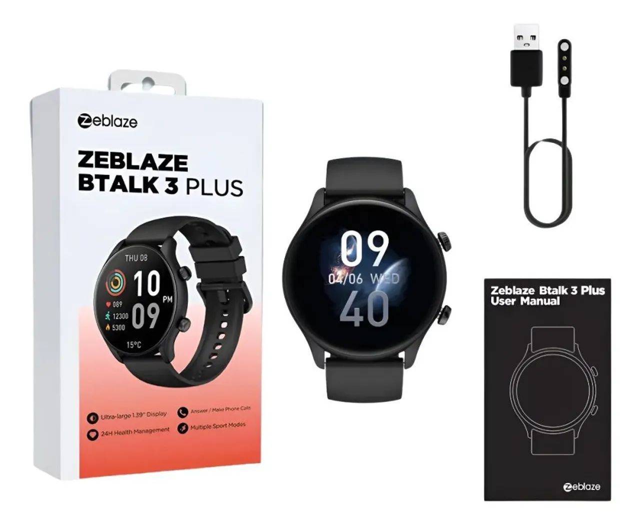 Smartwatch Zeblaze Btalk 3 Plus: Estilo E Alta Performance!