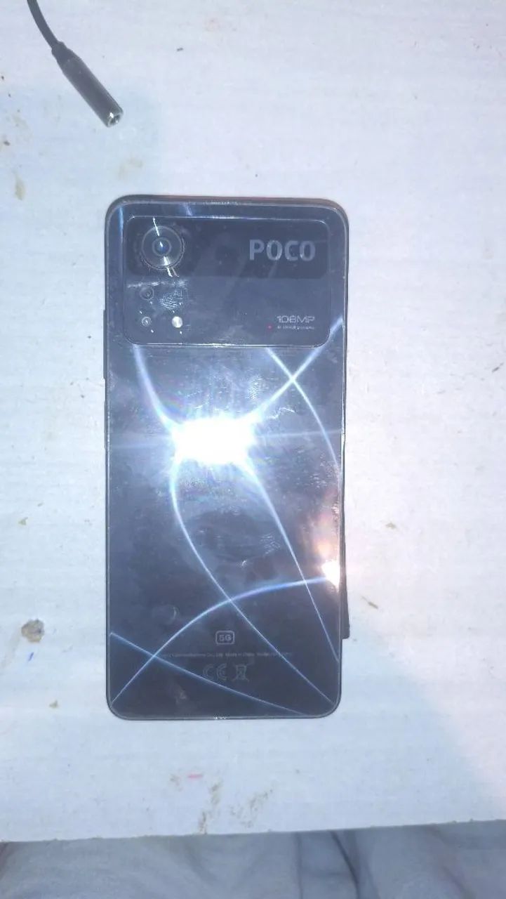 Poco x4 pro 5g (tela trincada) - Foto 2