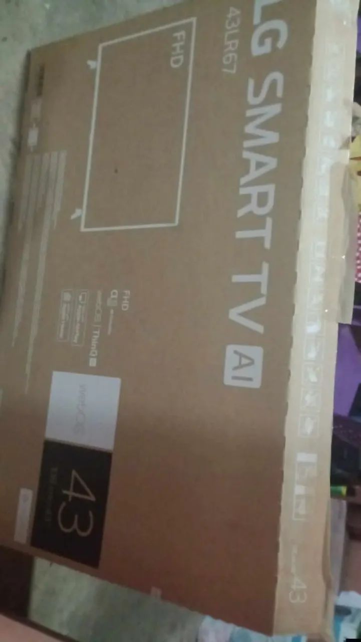 LG smart TV 43 polegadas 