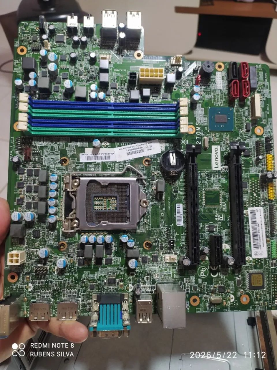 Placa mãe lenovo