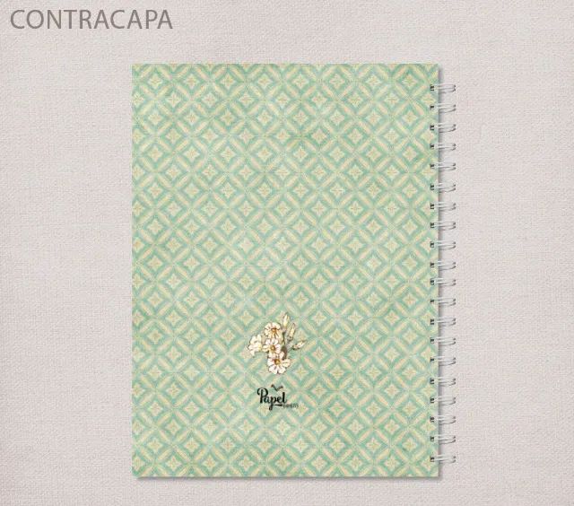 Caderno Decorado grande com capa dura - Foto 5