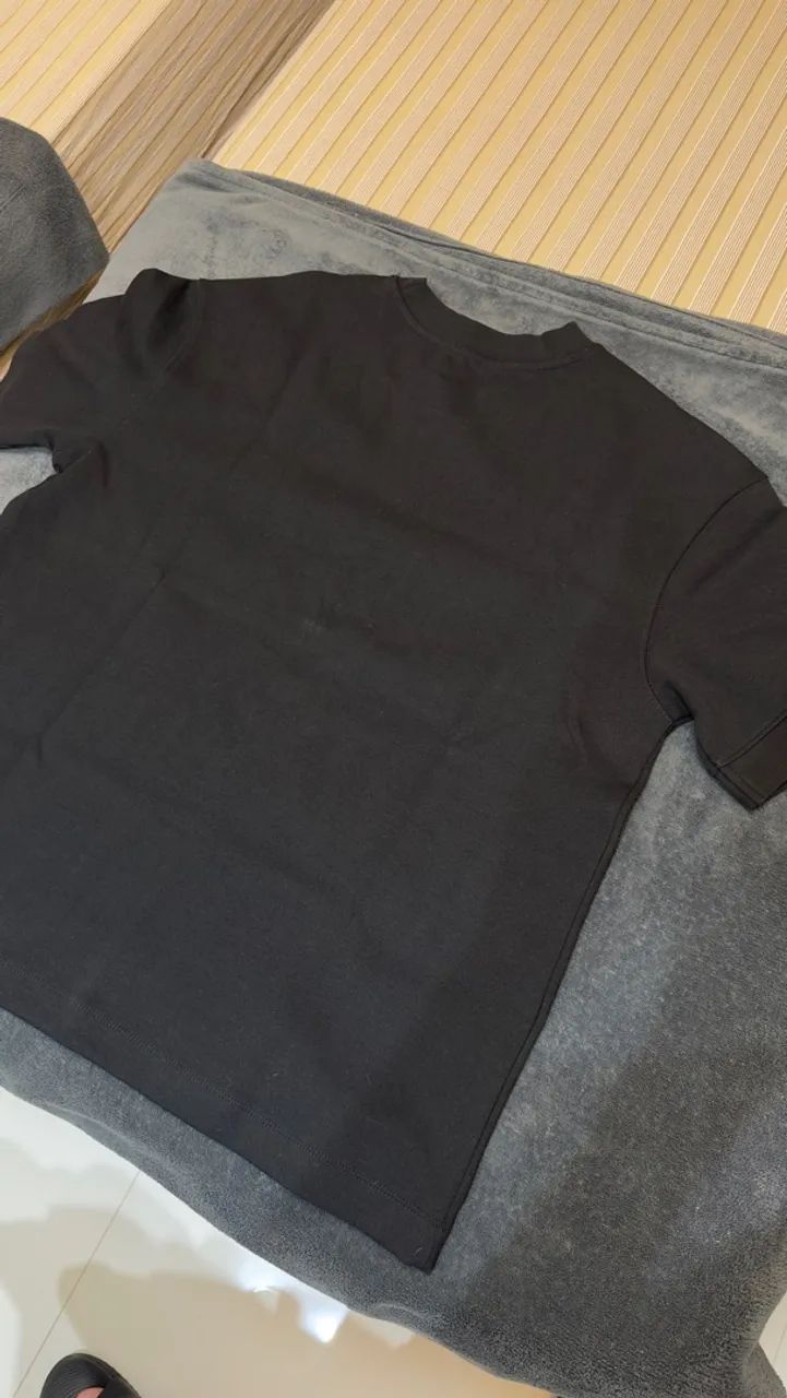 Camisas oversized branca, preta e cinza - Foto 4