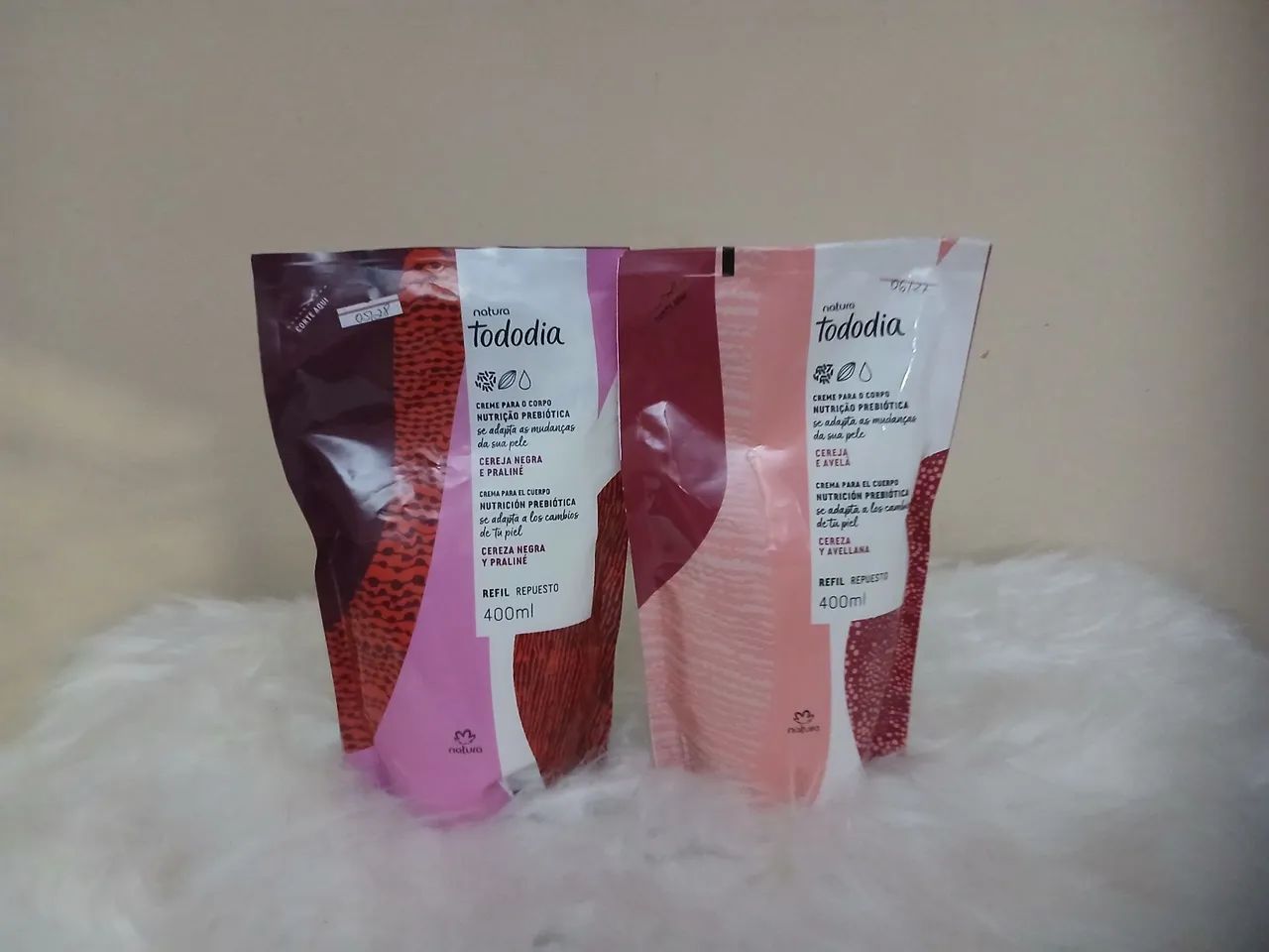 Refil hidratante corporal, Natura