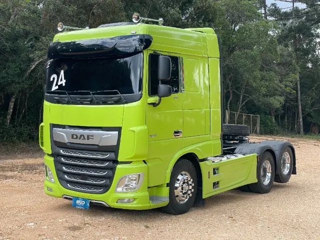 DAF XF 480 6X2 TETO BAIXO ANO 2024 COM 180 MIL KM COM RODAS DE ALUMINIO + KIT DEFLETOR DE 
