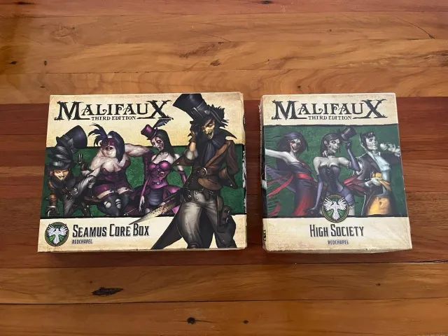 Malifaux - Pacote: Seamus Core Box + High Society Expansion