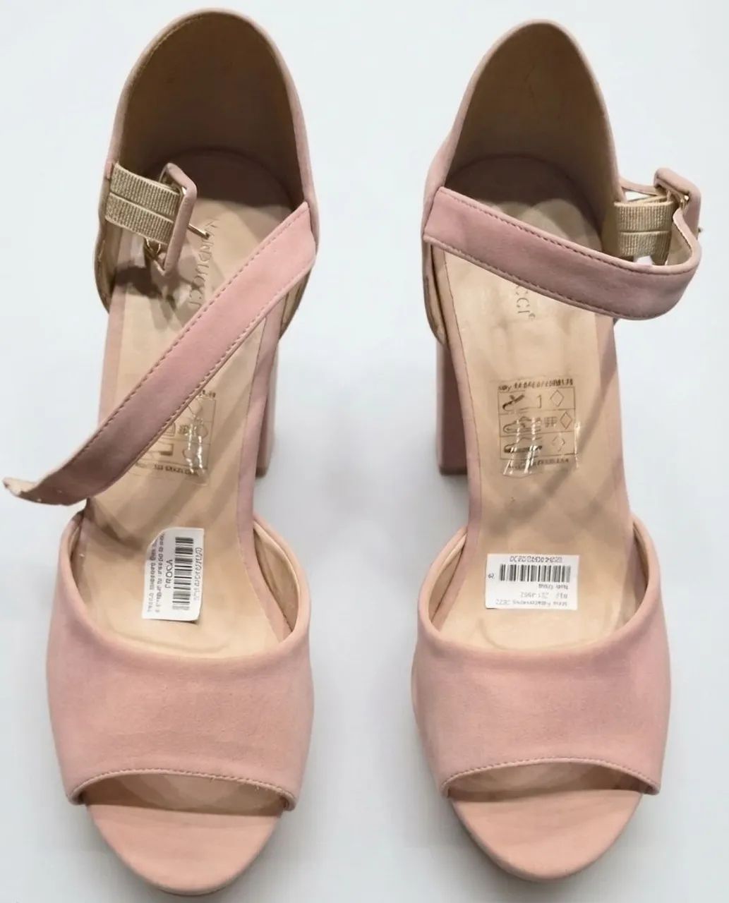 NOVA Sandália Narducci Rosa claro N°39 - Foto 3