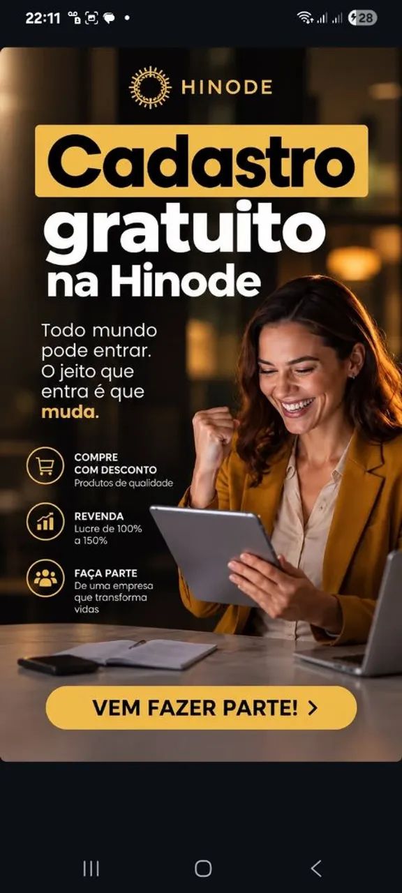 Cadastro hinode  - Foto 2