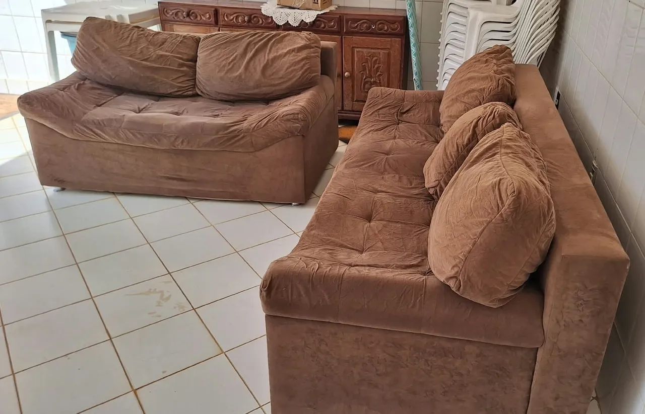 2 sofás - 3 e 2 lugares - Foto 2