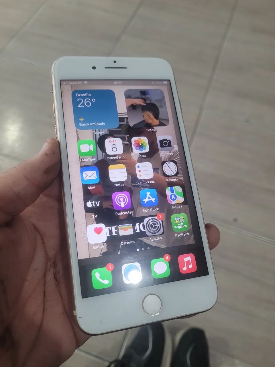 iPhone 8 Plus 256gb branco  - Foto 2