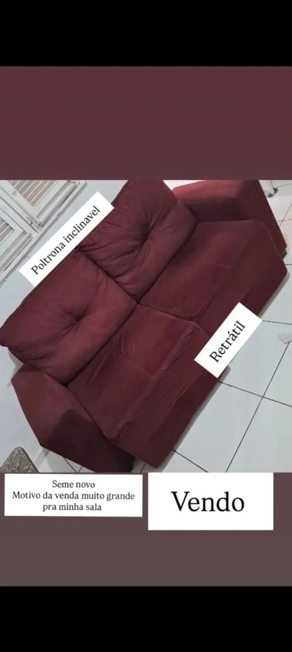 Sofá bem conservado 