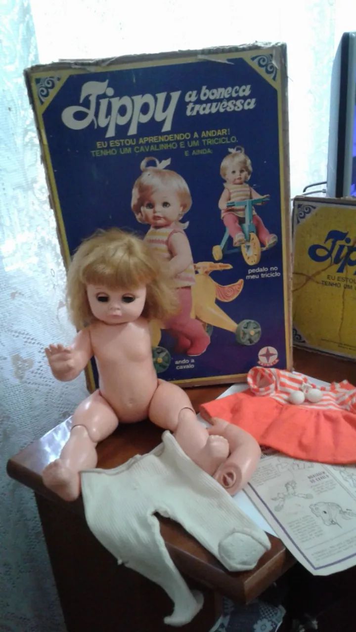 Boneca antiga Tippy Estrela para restauro - Foto 5