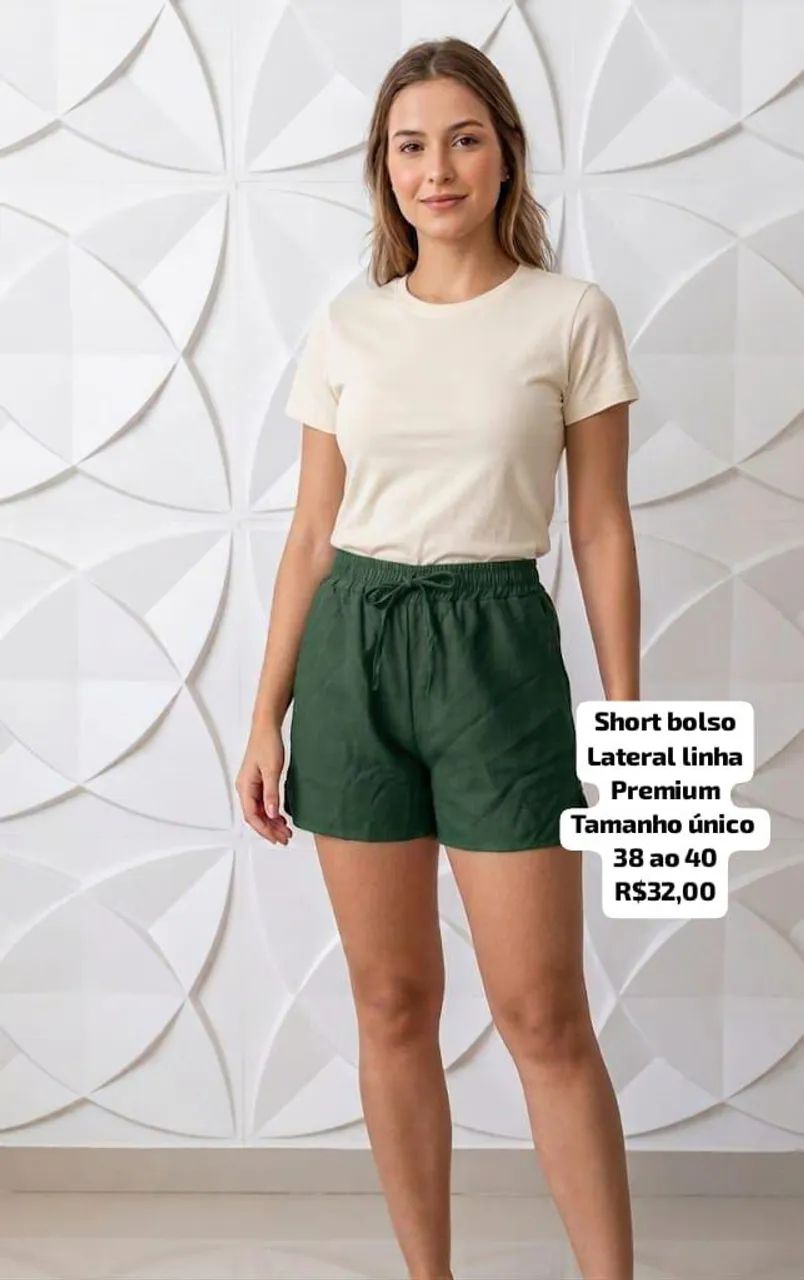 Short feminino linha premium  - Foto 4