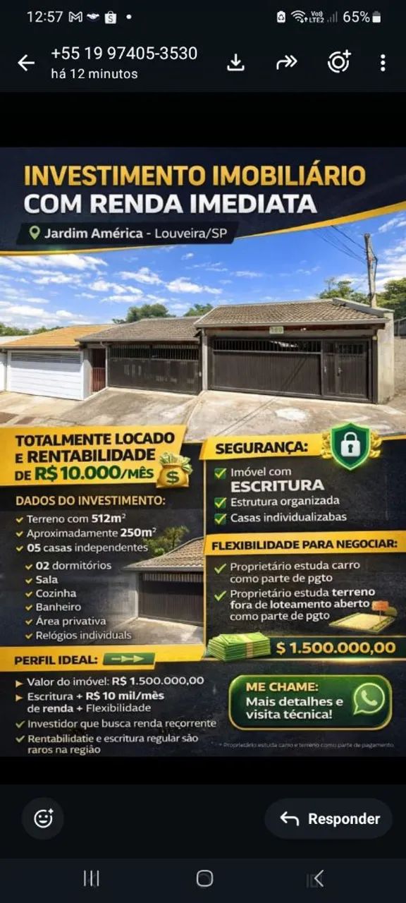 Vende casa voltada pra renda - Foto 4