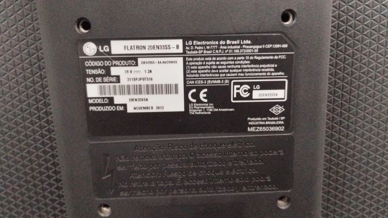 Monitor para computador ou câmera  de segurança lg - Foto 2
