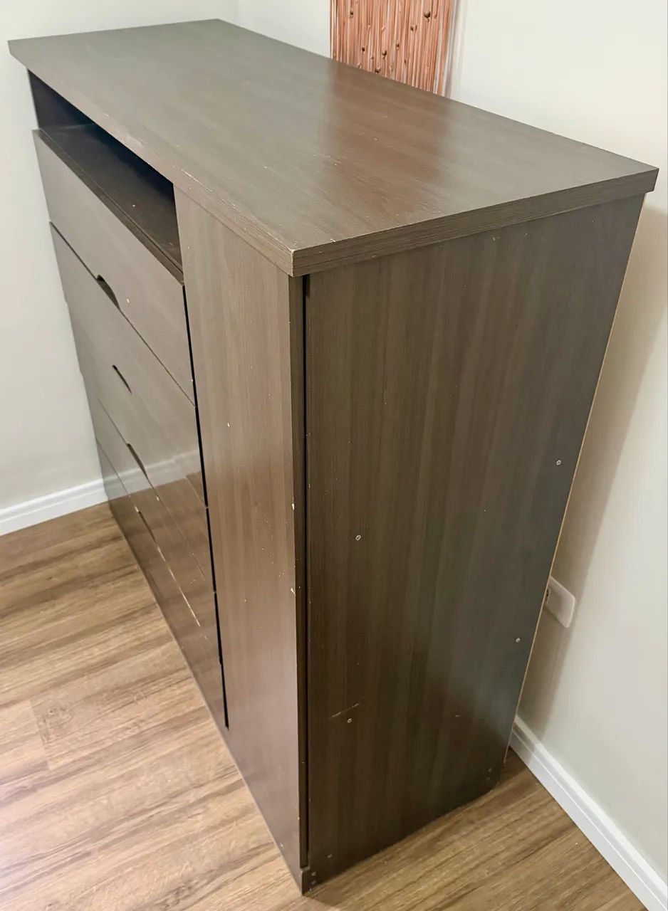 Cômoda com 1 porta e 5 gavetas - Foto 4