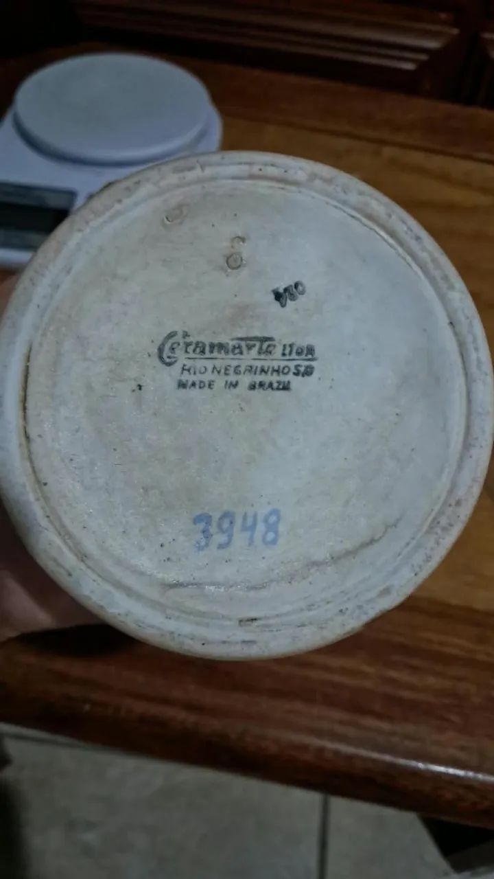 Caneca antiga de cerâmica - Foto 4