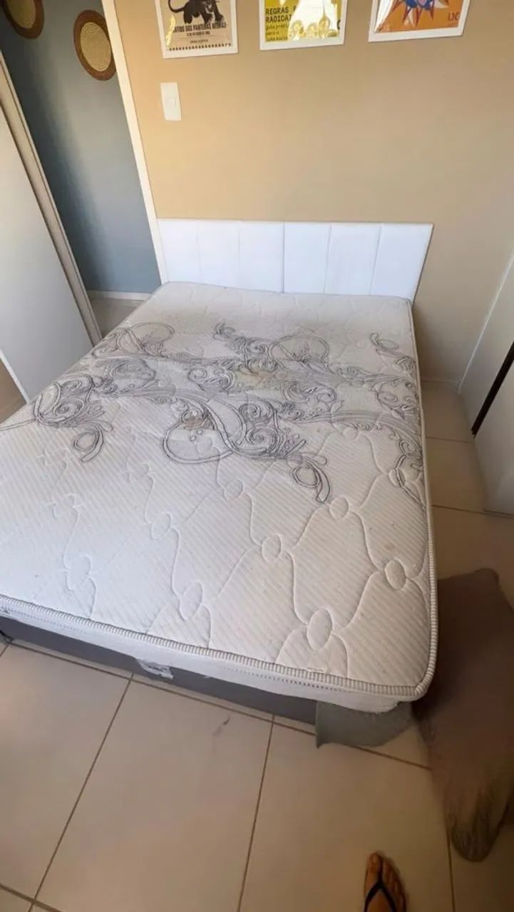 Cama box de casal com entrega grátis  $750