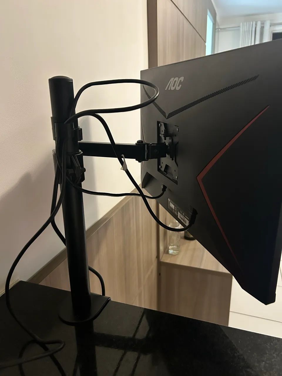 Monitor AOC 27 polegadas 100HZ IPS + Braço Articulado para até 2 monitores  - Foto 2