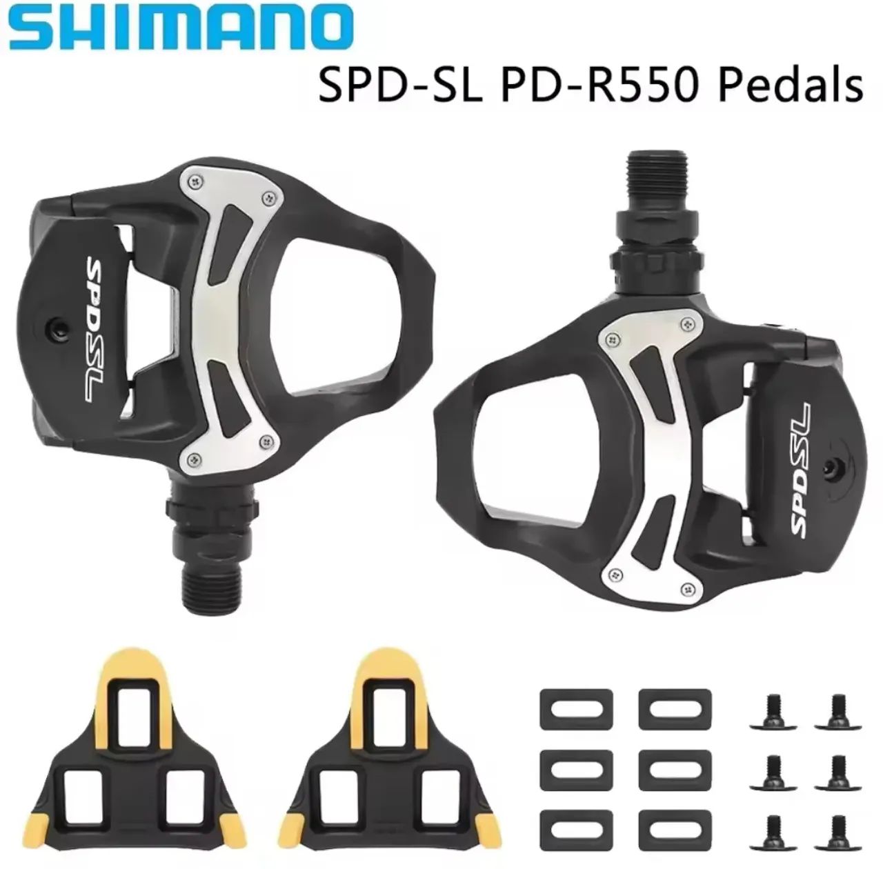 Pedal SHIMANO PD-R550 com tacos Novo - Foto 3