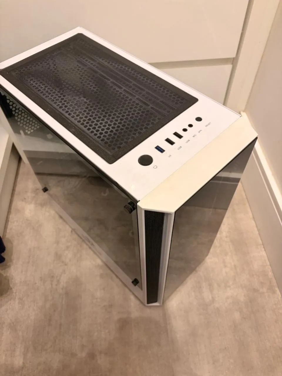Gabinete Redragon Grapple Branco RGB - Foto 3