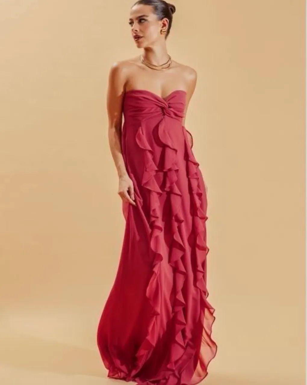 vestido de festa rosa 