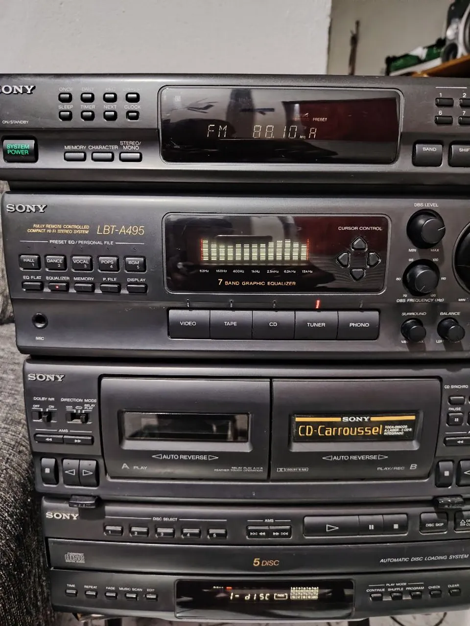 Caixas Sony RS 155. PAR - Aparelhos de Som - Caramujo, Niterói